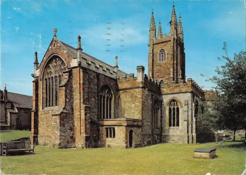 BR90082 the parish and priory church of st mary totnes uk