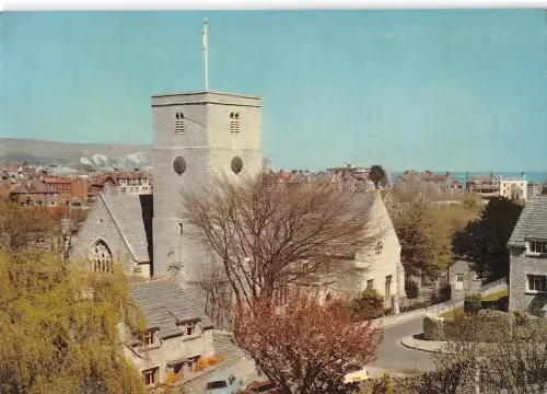 BR90255 the parish church of st mary the virgin swanage uk