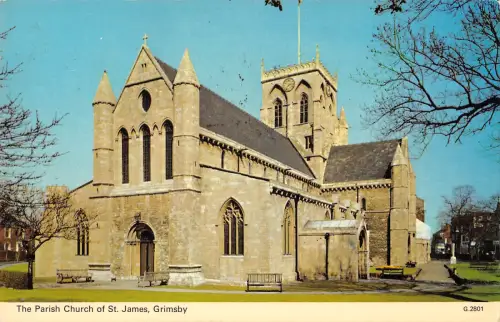 uk10937 parish church and st james grimsby uk