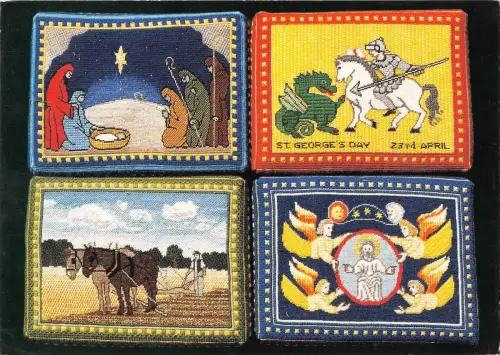 B97254 St Andrew Church Much Hadham Hertfordshire Postkarte UK