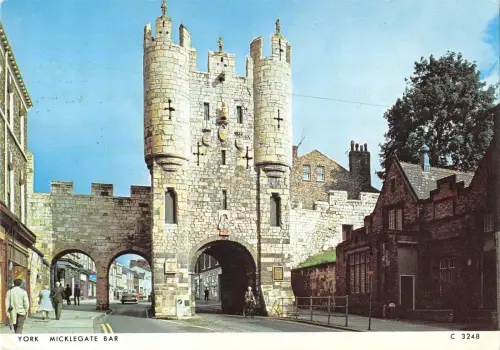 BR89965 York Micklegate Bar UK
