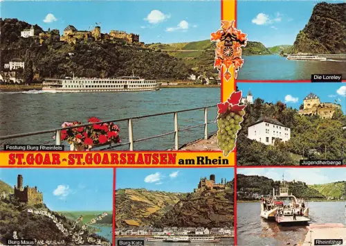 BT13554 St Goar am Rhein Schiff Bateau x Germany