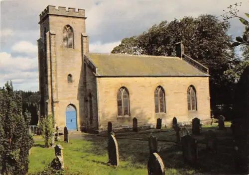 BR83613 st michaels parish church wark northumberland uk