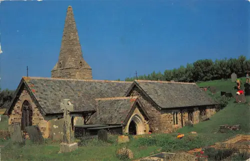 B101004 St Enodoc s Kirche Polzeath UK 14x9cm