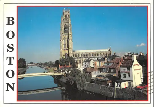 BR89888 boston river witham st botolph s church uk