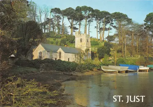 BR82756 the church st just in roseland uk