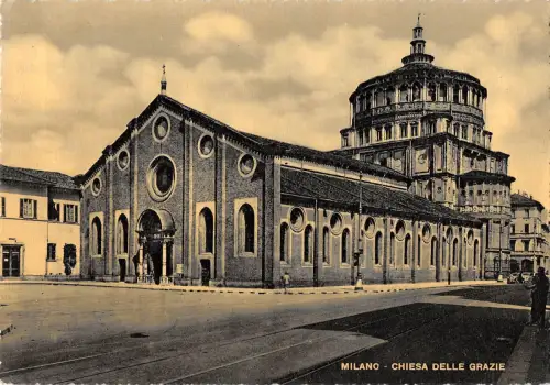 BR50010 Kirche Santa Maria delle grazie milano Italien