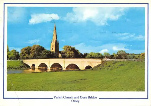 BR89069 Pfarrkirche und Hausbrücke Lney UK