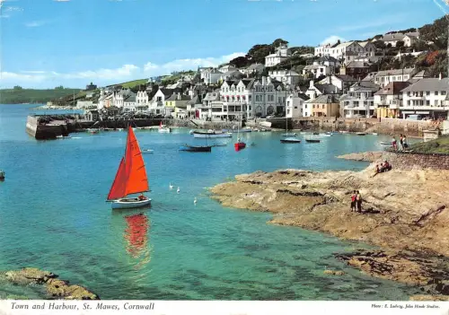 BR90804 Stadt und Hafen St. Mawes Cornwall Schiff Bateaux UK