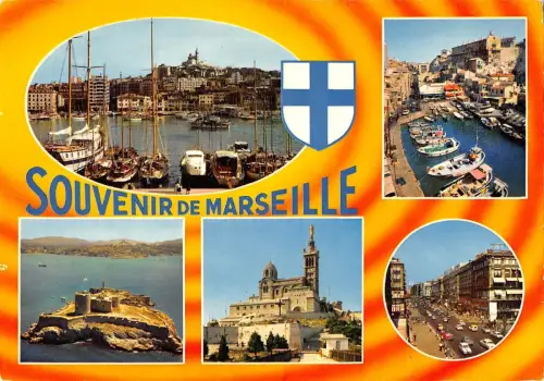 BT6884 Marseille Schiffsbateaux Frankreich