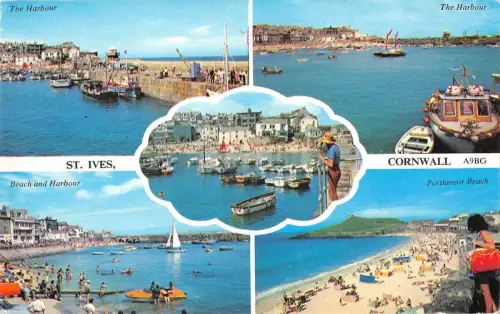 B104125 st ives cornwall ship bateaux the harbour uk