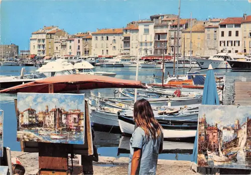 BT10057 St Tropez Barques de Peche Schiff Frankreich