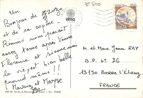 BT0570 Rimini Schiffsbateaux Italien