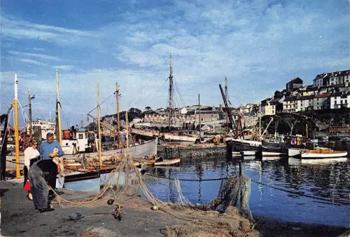 BR76580 Brixham Hafenschiff Bateaux Devon UK