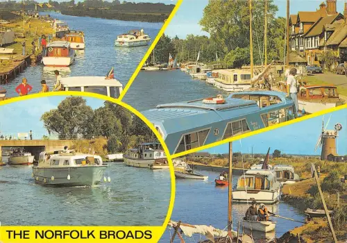 BR89390 the norfolk broads ship bateaux uk