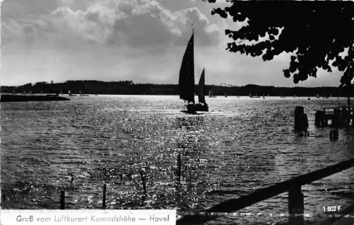 BG23777 gruss vom luftkurort konradshohe havel ship bateaux germany CPSM 14x9cm