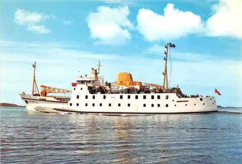 BF37364 Scillonian III verlässt St Mary S Isle of Scilly UK Boot Schiff Bateaux