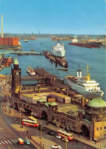 BG33036 hamburg bus st paull landungsbrücken germany ship bateaux