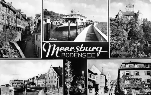 BG7742 Meersburg Bodensee Schiff Bateaux Germany CPSM 14x9cm