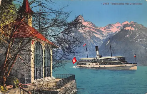 B76311 Tellskapelle mit Urirostock Schiffsbateaux Schiller