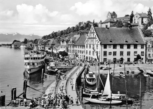BG1981 Meersburg am Badensee Schiffsbateaux CPSM 14x9,5cm Germany