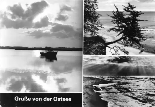 BG15609 grusse von der ostsee ship bateaux germany CPSM 14,5x9cm