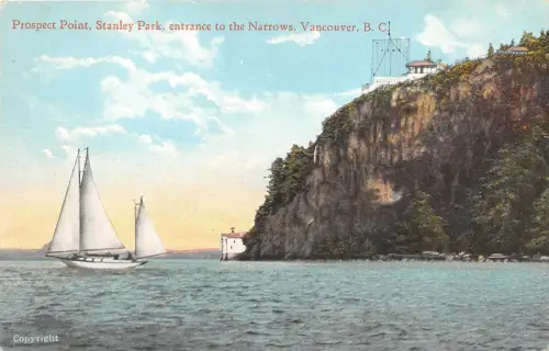 B5504 Prospekt Point Stanley Park Schiffsbateaux Vancouver BC