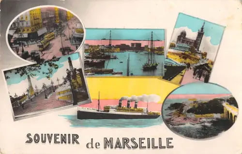 BT14614 Marseille Schiffsbateaux Frankreich