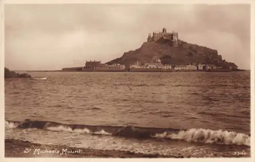 uk17102 st michaels mount real photo uk