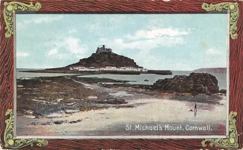 uk29406 cornwall st michaels mount real photo uk