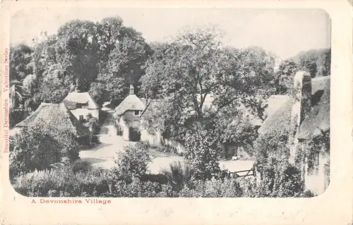 uk30517 devonshire village uk