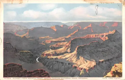 BR46521 Sonnenuntergang vom Mojave Point Grand Canyon Nationalpark Arizona Arizona
