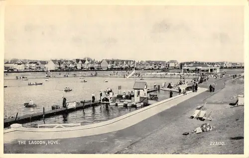 uk29117 the lagoon hove real photo uk