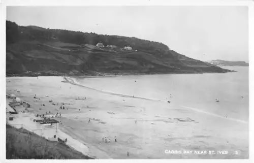 uk15485 carbis bay st ives real photo uk