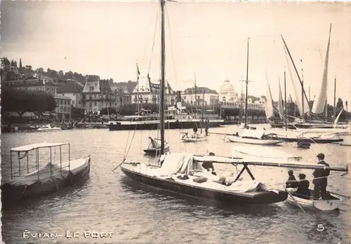 BR18434 Evian le Port Schiff Bateaux Frankreich