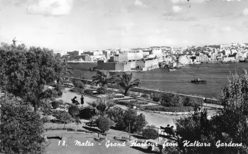 Lot145 Malta Grand Harbour aus Kalkara Gärten Echtfoto Schiff
