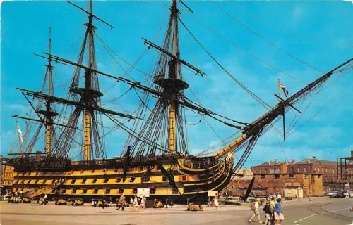 uk1890 hms victory porthsmouth hampshire ship real photo uk