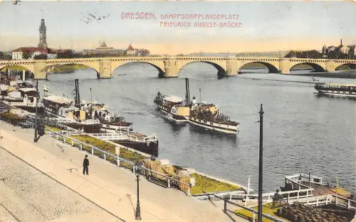 BR37575 Dampeschifflandeplatz Schiffsbateaux Dresden Germany