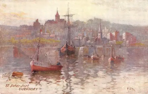 BR93669 St Peter Port Guernsey Schiff Bateaux Gemälde Postkarte UK