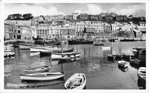 BR955 Mevagissey Echtfoto Schiff Bateaux St Albans 1792 UK