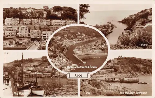 BR99705 english c83 looe harbour ship bateaux uk