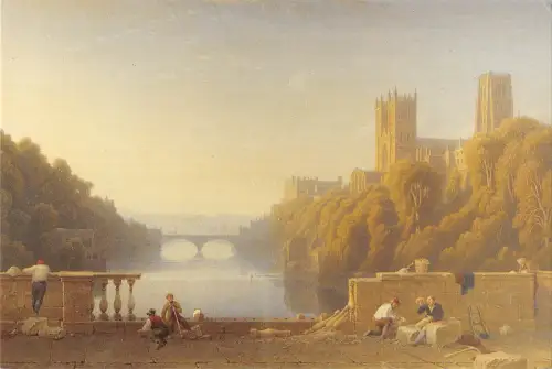 uk4931 durham cathedral prebends bridge uk