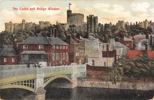 uk26785 castle and bridge windsor uk