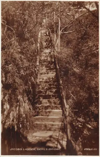 uk17914 Jacob Ladder Devils Bridge Wales Echtfoto UK