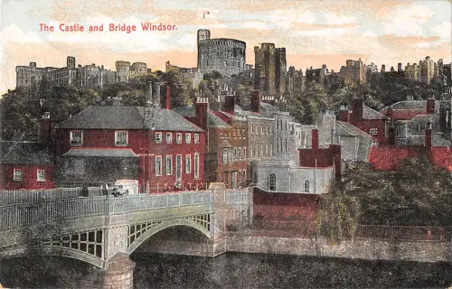 uk26786 castle and bridge windsor uk