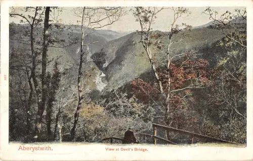 uk27692 view at devils bridge aberystwyth wales uk