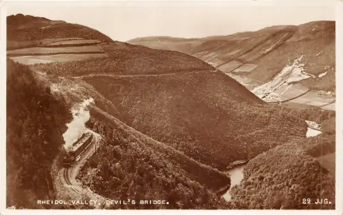 uk48432 teufelsbrücke rheidol valley wales echtfoto uk