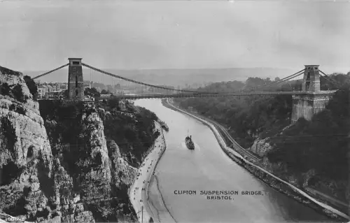 uk29367 clifton hängebrücke bristol echtfoto uk