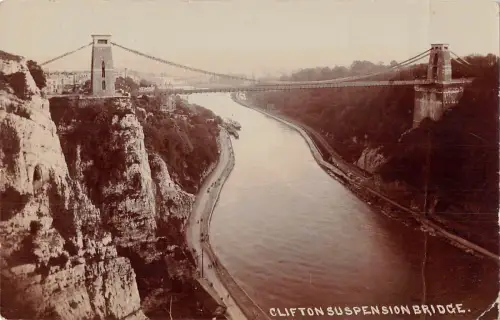 uk29361 clifton hängebrücke echtfoto uk bristol