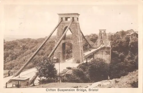 uk21095 Bristol Clifton Hängebrücke Echtfoto UK